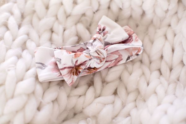 Swaddle Blanket | Burgundy Rose - Image 4