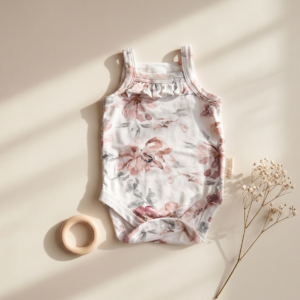 Summer  Vest | Burgundy Rose
