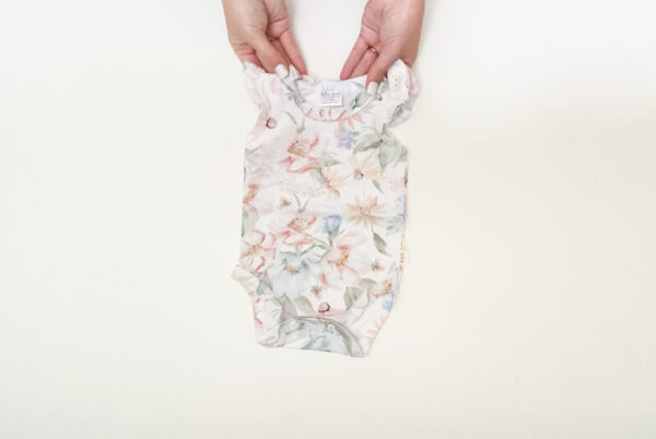 Summer  Flutter Sleeve Vest | Spring Floral - Image 2