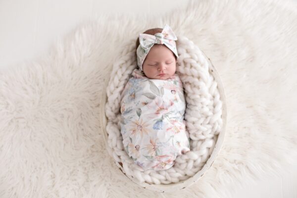 Swaddle & Babygrow Deal | Spring Floral - Image 4