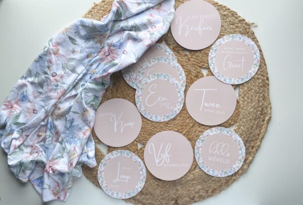 Milestone Disks | Spring Floral - Image 2