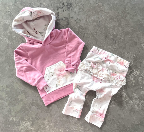 Hoodie | Pink & Pink Rose - Image 3