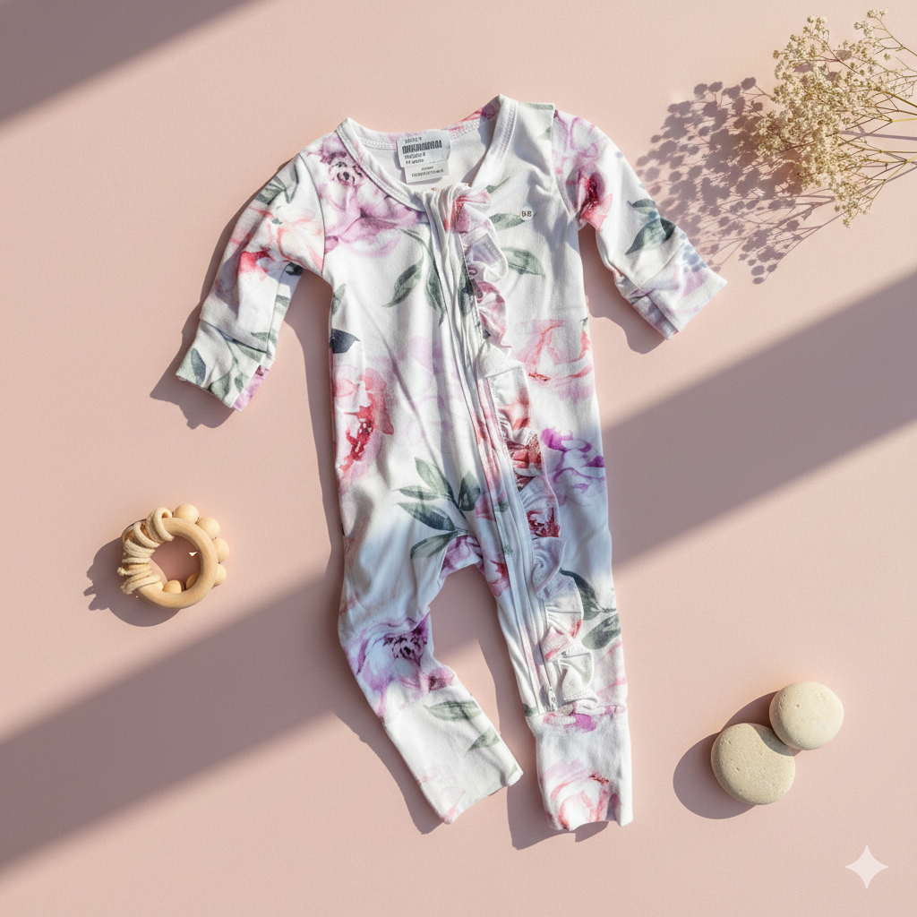 Swaddle & Babygrow Deal | Peonie - Image 5
