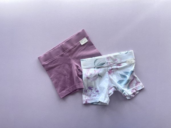 Biker Shorts 2 Pack | Plum & Peonies