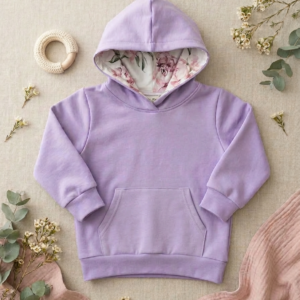 Hoodie | Peonies & Lilac