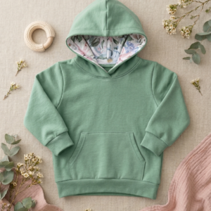 Hoodie | Spring Floral & Sage