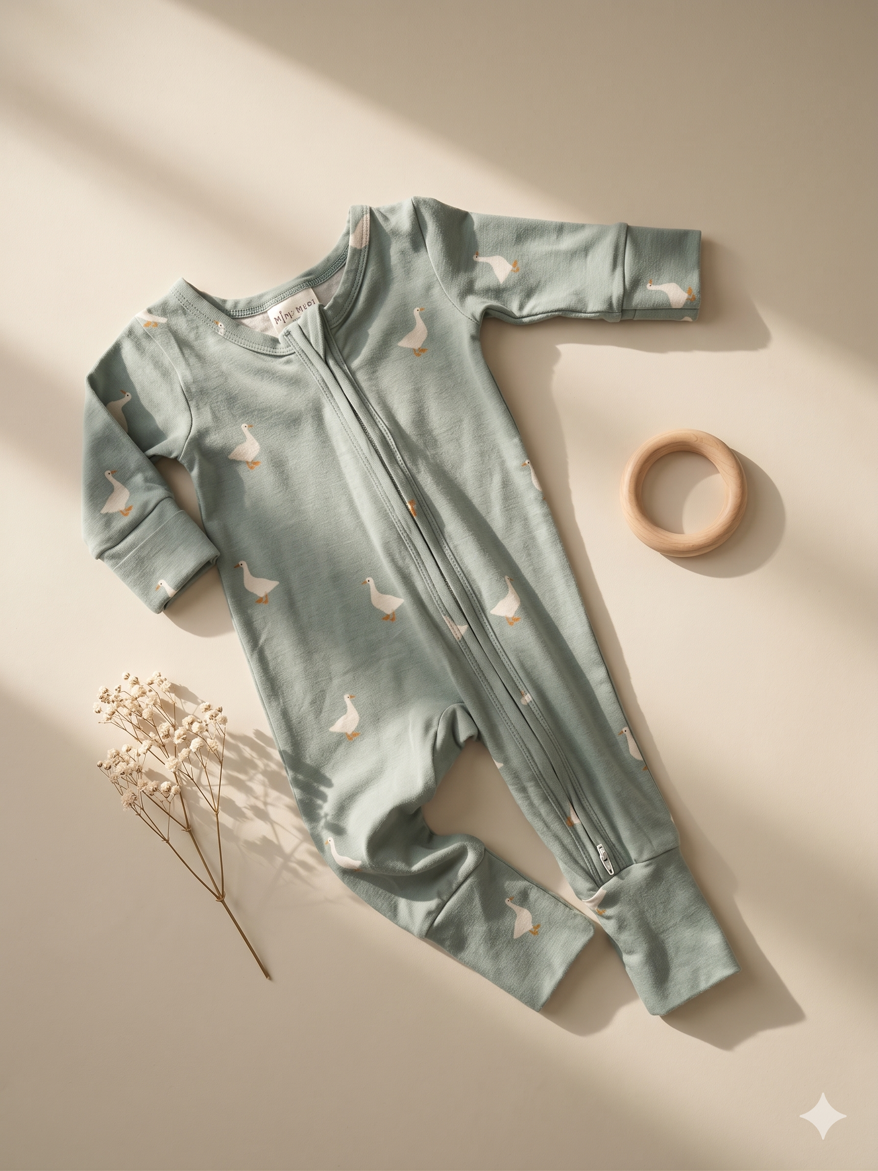 2 way Zipper Babygrow | Little Goose